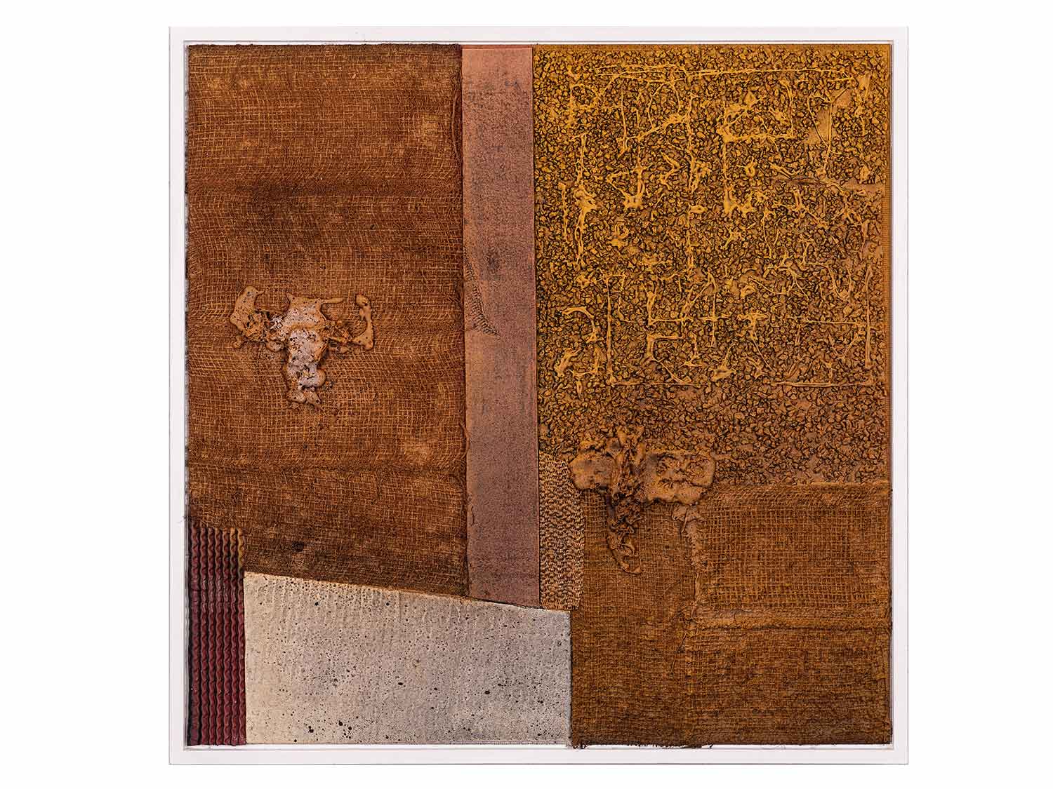 197 Dachpappe, Spachtelmasse, Leim 52x52cm