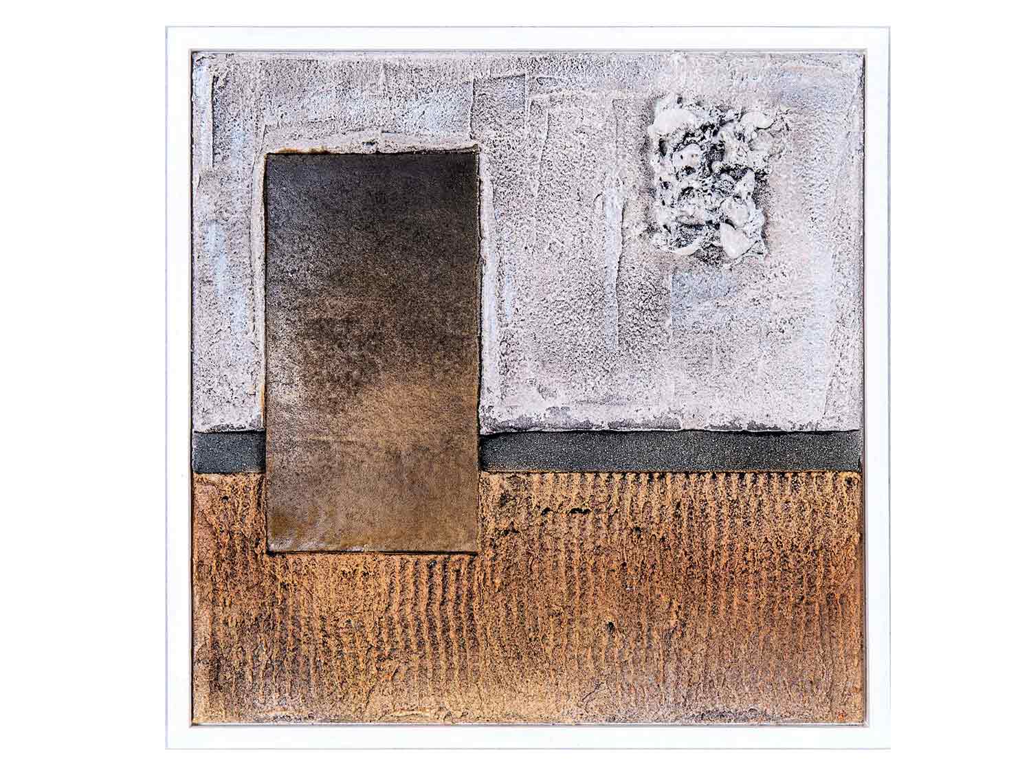 103 Verputz (Spachtelmasse), Dachpappe, Sagex, Feiner Sand 32x32cm