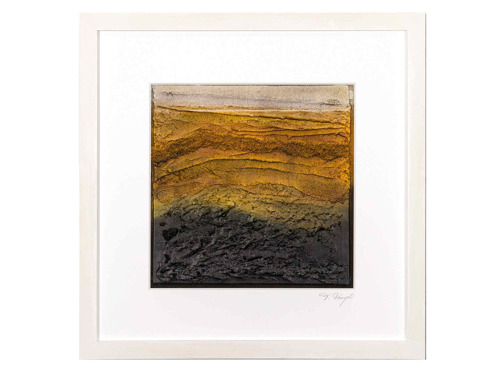 151 Horizonte Dachpappe, Verputz (Spachtelmasse), Feiner Sand 53x53cm